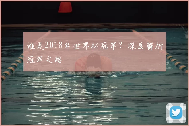 谁是2018年世界杯冠军?深度解析冠军之路