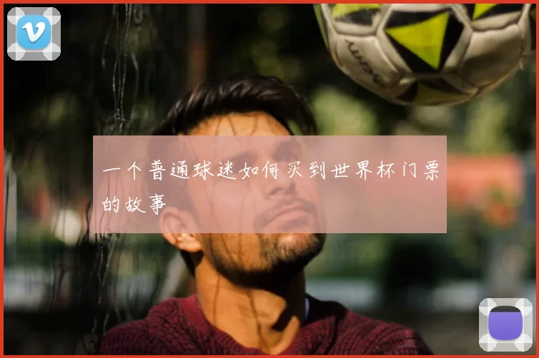 一个普通球迷如何买到世界杯门票的故事