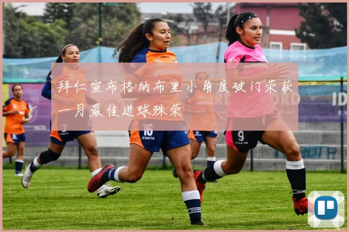 拜仁宣布格纳布里小角度破门荣获一月最佳进球殊荣
